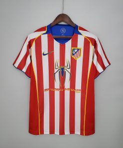 2004/2005 Retro Atletico Madrid Home Soccer Jersey  Thai Quality