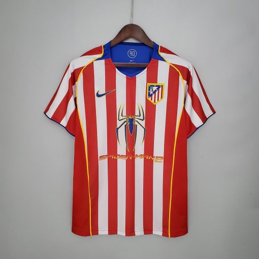 2004/2005 Retro Atletico Madrid Home Soccer Jersey  Thai Quality