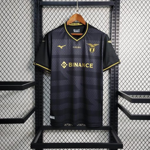 2023 Lazio 10th Anniversary Edition Black Soccer Jersey  Thai Quality