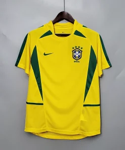 2002 Retro Brazil Soccer Jersey Home