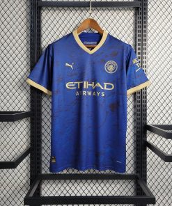 2023 Manchester City Chinese New Year Commemorative Edition Blue Football Shirt  Thai Quality