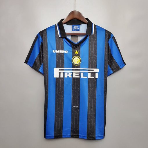 1997/1998 Retro Internazionale Milan Home Football Jersey Thai Quality