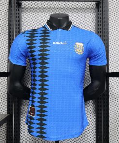 1994 Player Version Retro Argentina National Team Away Jersey