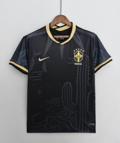 2022 Brazil Special Edition Black Soccer Jersey