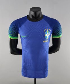 2022 FIFA World Cup Player Version Brazil Away Soccer Jersey