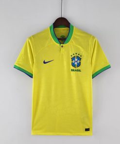 2022 World Cup Brazil Home Soccer Jersey