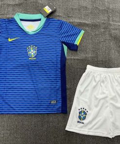 2024 Brazil Away Football Shirt Thai Quality Kids Size