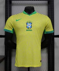 2024 Player Version Brazil Home Soccer Jersey