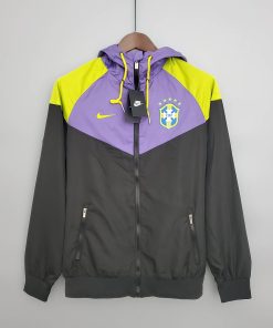 Brazil National Team Windbreaker Purple-Black