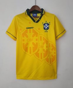 1994 Retro Brazil Home Soccer Jersey