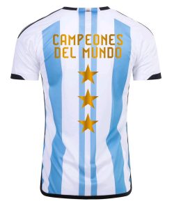 2022 Argentina National Team Jersey Home Three Stars Commemorative Edition