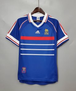 1998 Retro France Home Football Shirt