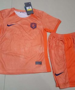 2023 Netherlands Home Football Shirt Thai Quality Kids Size