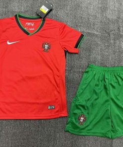 2024 Portugal Home Football Shirt Thai Quality Kids Size