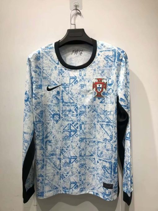 2024 Long Sleeve Portugal Away Football Shirt  Thai Quality