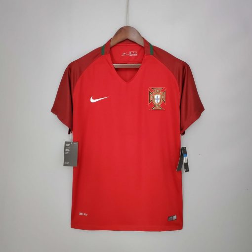 2016 Retro Portugal Home Football Shirt  Thai Quality