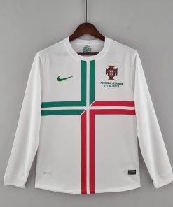 2012 Retro Long Sleeve Portugal Away Football Shirt