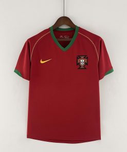 2006 Retro Portugal Home Football Shirt Thai Quality