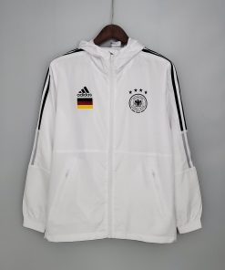 2021 Windbreaker Soccer Jersey Germany White