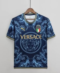 2022 Italy Commemorative Edition Blue Soccer Shirt