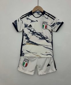 2023 Italy Away Soccer Shirt Kids Size