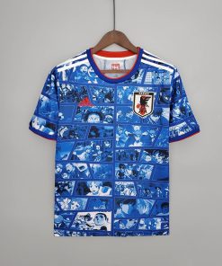 2021 Japan Football Jersey Anime Version