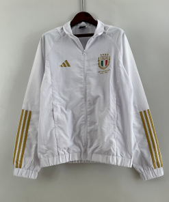 2023 Italy Windbreaker White Jersey