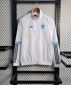 2023 Argentina Soccer Jersey Windbreaker white