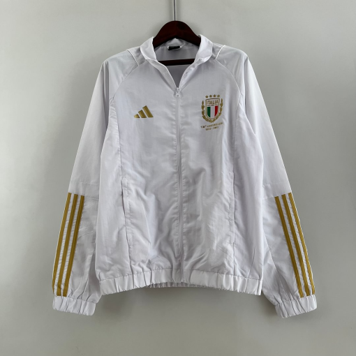 2023 Italy Windbreaker White Jersey