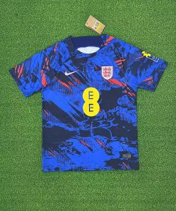 2023 England National Team Training Wear Blue Football Shirt  Thai Quality