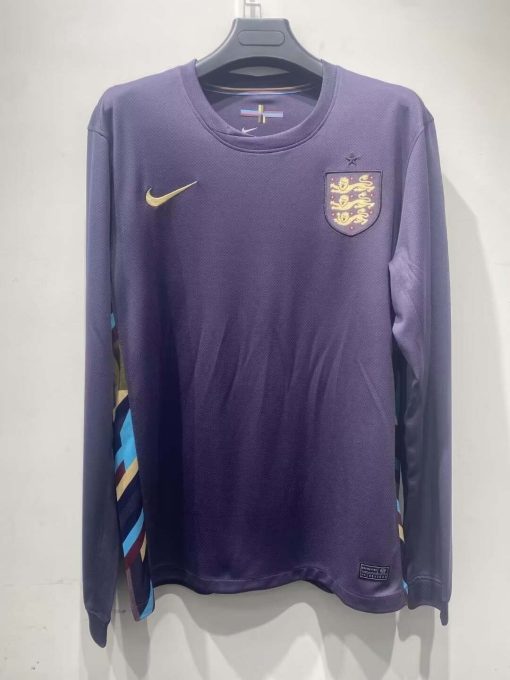 2024 Long Sleeve England Away Football Shirt Thai Quality