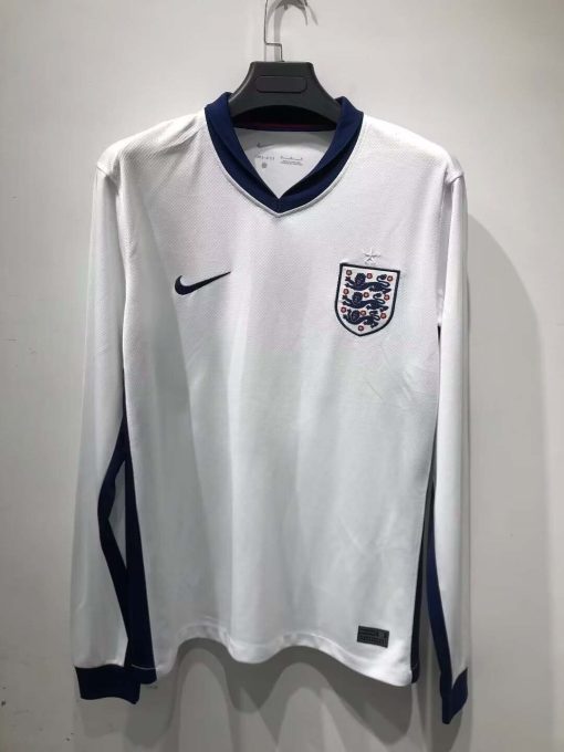 2024 Long Sleeve England Home Football Shirt  Thai Quality