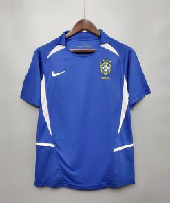 2002 Retro Brazil Away Soccer Jersey