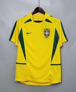 2002 Retro Brazil Soccer Jersey Home