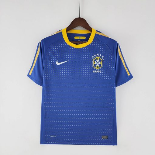 2010 Retro Brazil Away Soccer Jersey