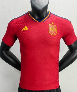 2022 FIFA World Cup Player Version Spain Home Soccer Shirt