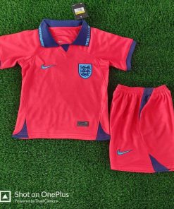 2022 FIFA World Cup England Away Football Jersey Kids Size