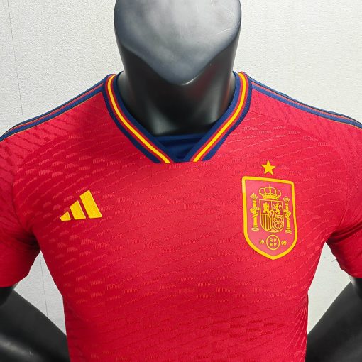 2022 FIFA World Cup Player Version Spain Home Soccer Shirt