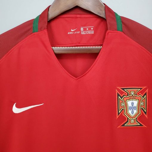 2016 Retro Portugal Home Football Shirt  Thai Quality