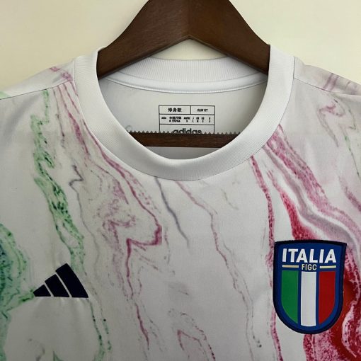 2023 Italy Training Suit White Soccer Shirt