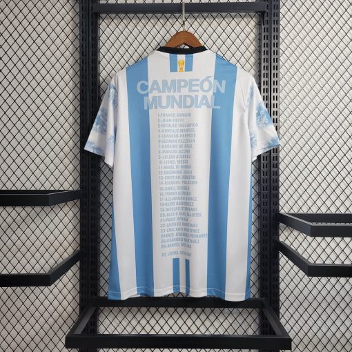 2022 Argentina Home Champion Commemorative Edition Jersey