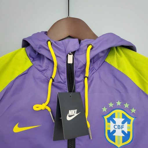 Brazil National Team Windbreaker Purple-Black