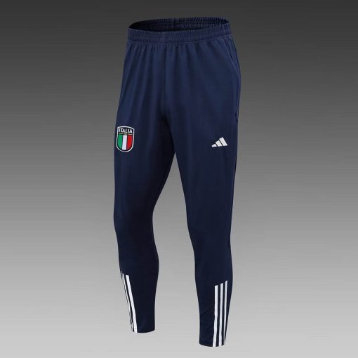 2023 Italy Half-Pull Training Suit Off-White Soccer Shirt Set