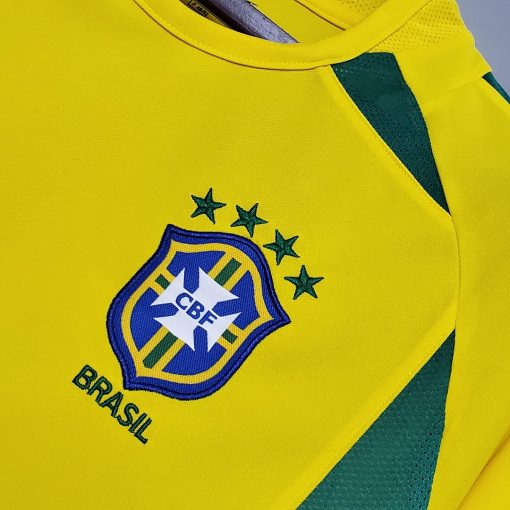 2002 Retro Brazil Soccer Jersey Home