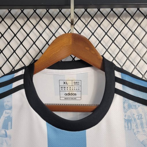 2022 Argentina Home Champion Commemorative Edition Jersey