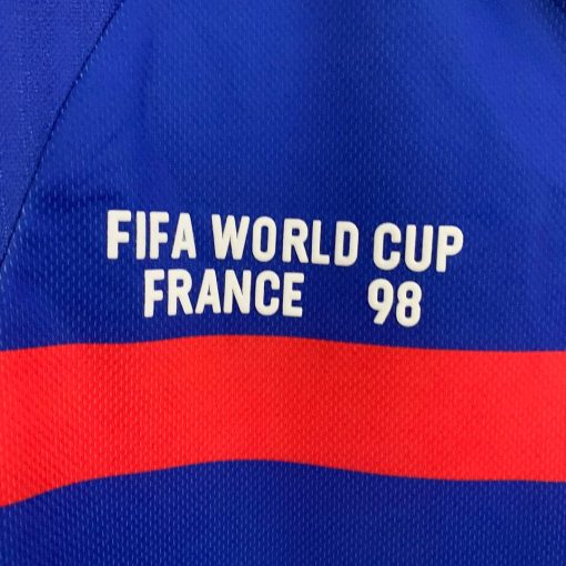 1998 Retro Long Sleeve France Home Football Shirt Thai Quality