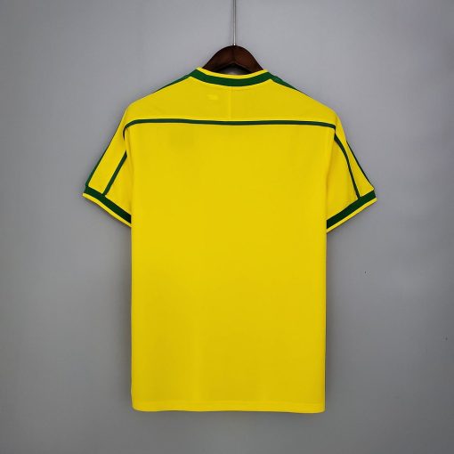 1998 Retro Brazil Soccer Jersey Home