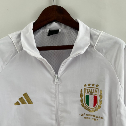 2023 Italy Windbreaker White Jersey