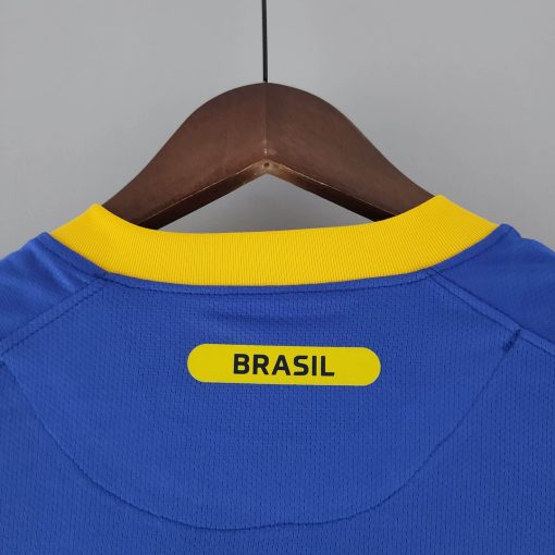 2010 Retro Brazil Away Soccer Jersey