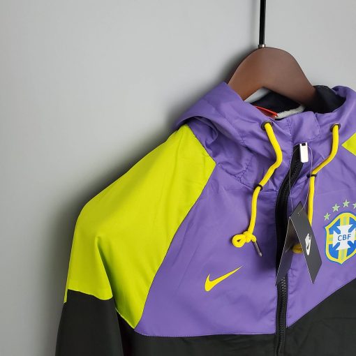 Brazil National Team Windbreaker Purple-Black